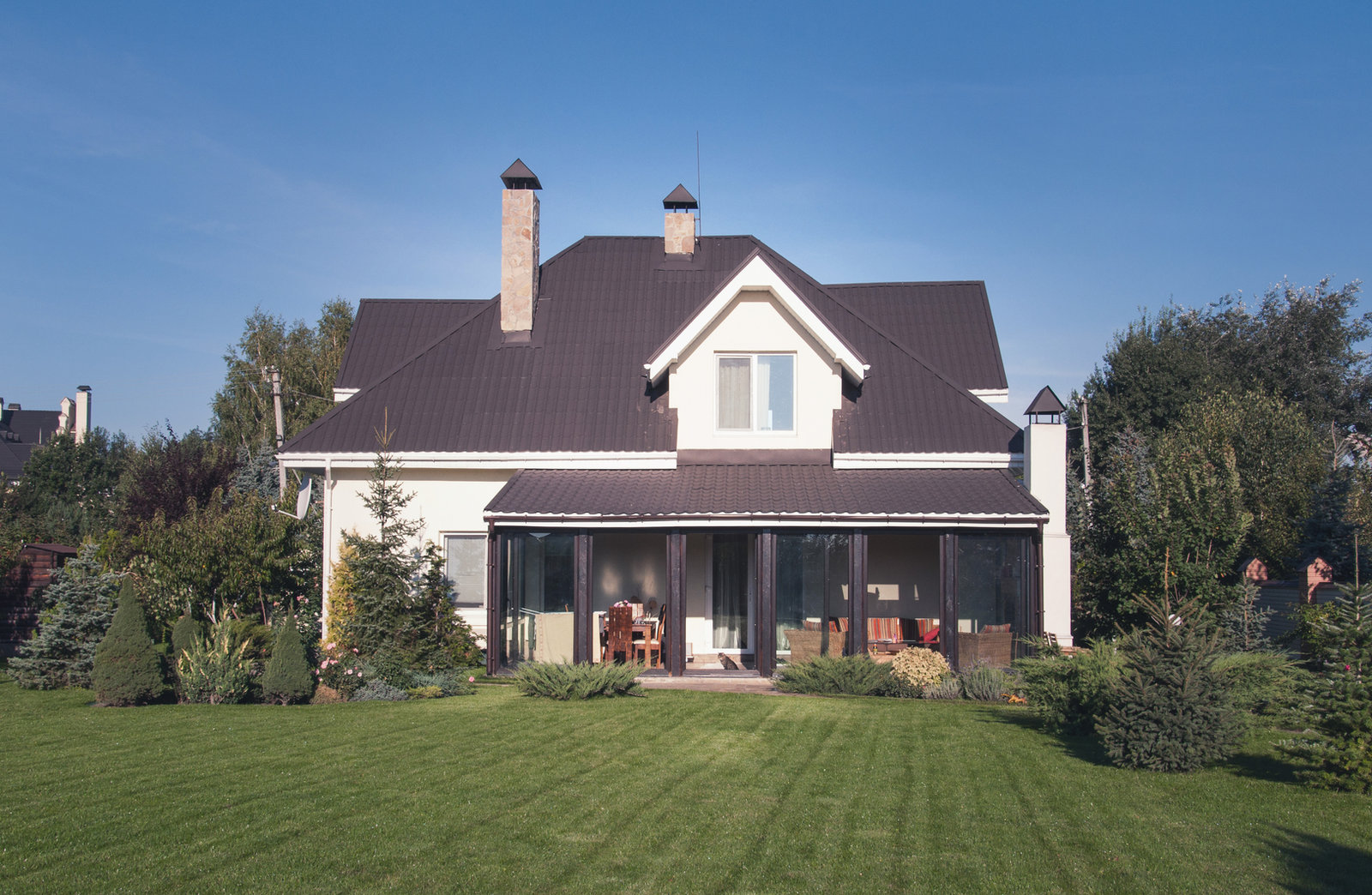 Finished lawn and home project