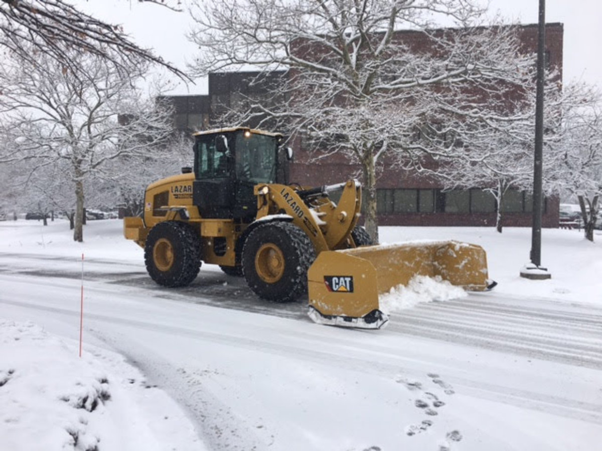Commercial snow plowing